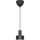 Nordlux - Lampadario per MATIS 1xE27/40W/230V nero