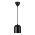 Nordlux - Lampadario sospeso a cavo ANGLE 1xE27/25W/230V nero
