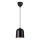 Nordlux - Lampadario sospeso a cavo ANGLE 1xE27/25W/230V nero