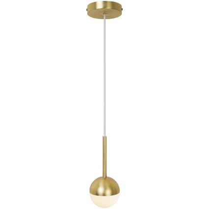Nordlux - Lampadario su cavo CONTINA 1xG9/5W/230V ottone
