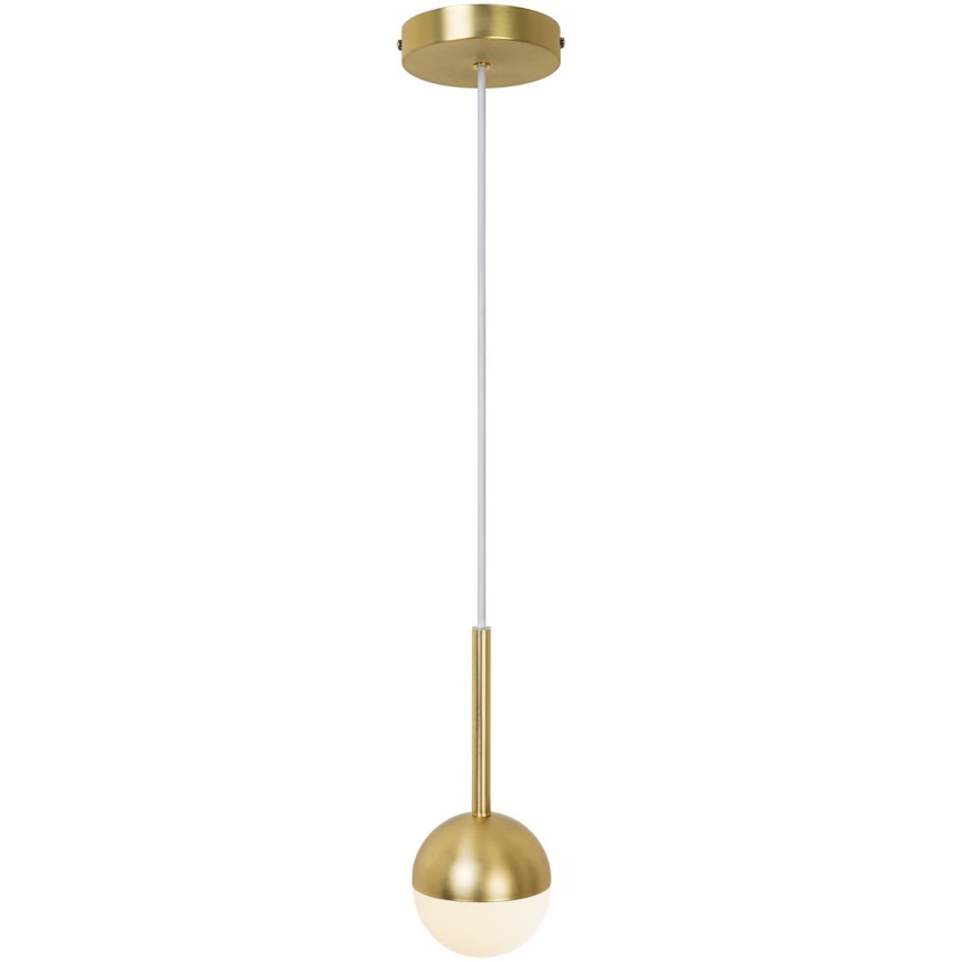 Nordlux - Lampadario su cavo CONTINA 1xG9/5W/230V ottone