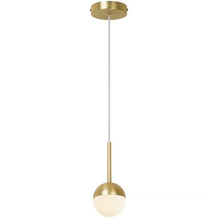Nordlux - Lampadario su cavo CONTINA 1xG9/5W/230V ottone