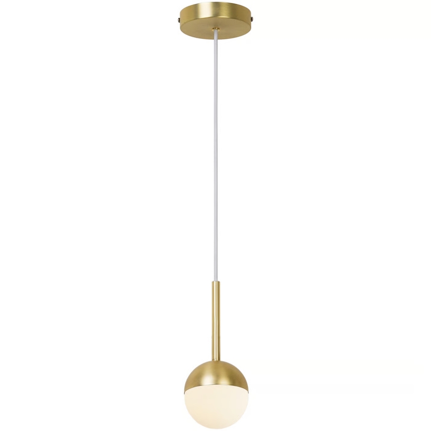 Nordlux - Lampadario su cavo CONTINA 1xG9/5W/230V ottone