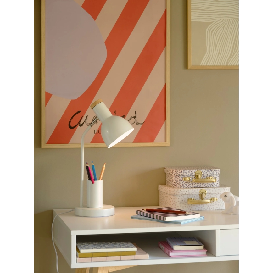 Nordlux - Lampe de table DEVONE 1xE27/15W/230V blanche