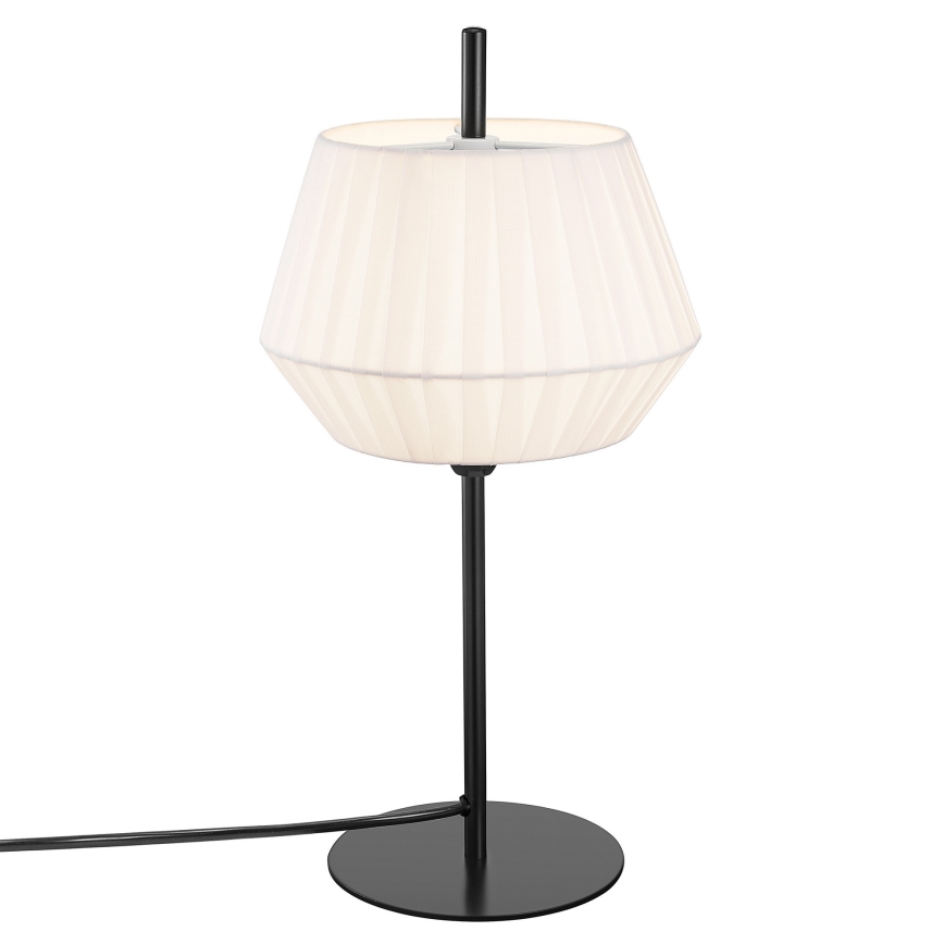 Nordlux - Lampe de table DICTE 1xE14/40W/230V blanc/noir
