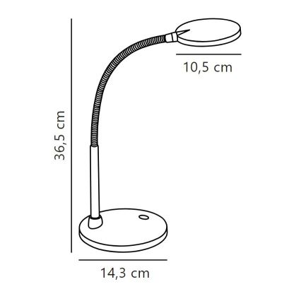 Nordlux - Lampe de table DOVE LED/4,5W/230V