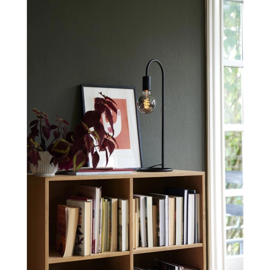 Nordlux - Lampe de table PACO 1xE27/25W/230V noire