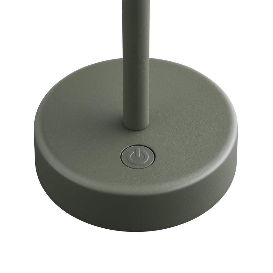 Nordlux - Lampe de table d'extérieur LED rechargeable et dimmable ELLEN, LED 2,8 W / 3,7 V, 2200 mAh, IP44, vert