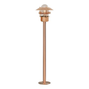 Nordlux - Lampe d'extérieur BLOKHUS 1xE27/60W/230V IP54 finition cuivre