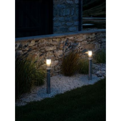 Nordlux - Lampe d'extérieur LINTON 1xE27/15W/230V IP54 argentée