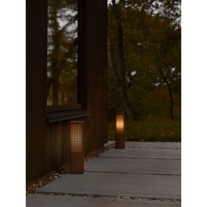 Nordlux - Lampe d'extérieur SIDARA 1xE27/15W/230V IP44 45 cm marron