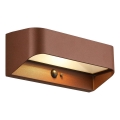 Nordlux - Lampe solaire LED avec capteur MARCELLIO LED/5W/5V IP54 2200 mAh marron