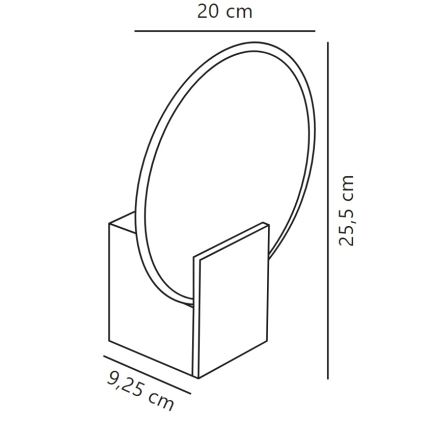 Nordlux-LED Applique da bagno dimmerabile HESTER LED/9,5W/230V beige