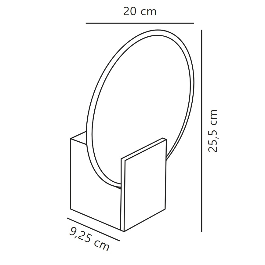 Nordlux-LED Applique da bagno dimmerabile HESTER LED/9,5W/230V beige
