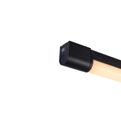 Nordlux - LED-Badspiegelleuchte mit Steckdose MALAIKA LED/15W/230V IP44 68,4cm schwarz
