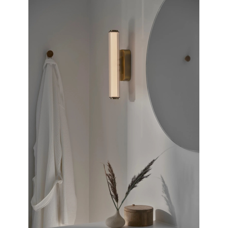 Nordlux - LED-dimmbare Badezimmer-Wandleuchte VIRELLE LED/8W/230V 3000/4000K IP44 Messing