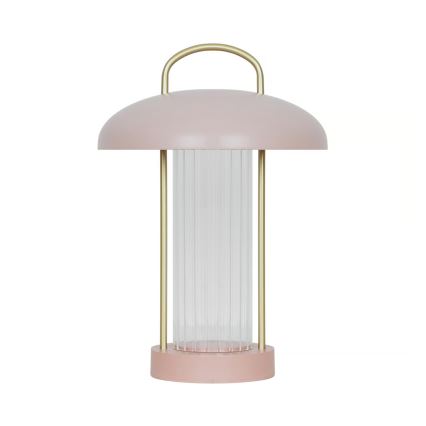 Nordlux - Lampe de bureau LED à commande tactile, rechargeable et dimmable MIRANO LED/3W/3,7V rose