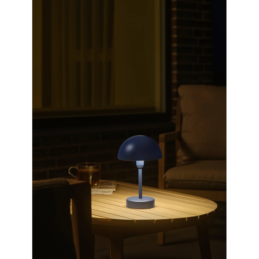 Nordlux - ELLEN LED, dimmbar, wiederaufladbare Outdoor-Tischleuchte mit Touch, LED/2,8W/3,7V 2200 mAh IP44 blau