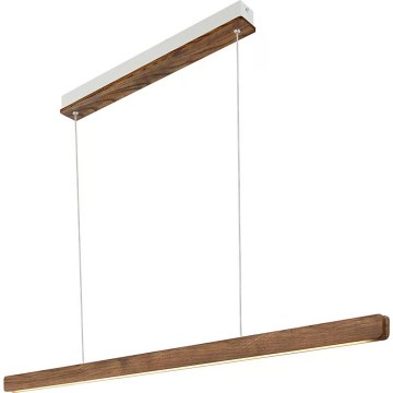 Nordlux - LED dimmbare Hängeleuchte mit Seilabhängung ILGAS LED/47W/230V 3000K braun/Esche