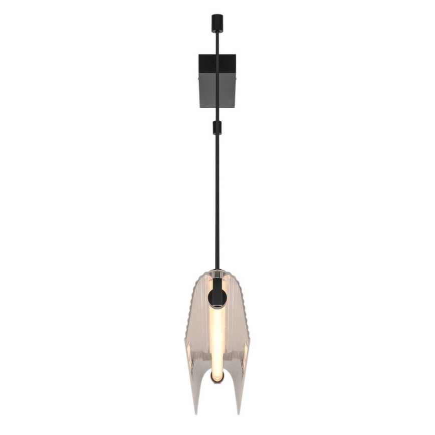 Nordlux - Dimmbare LED-Hängeleuchte an Stahlseil ALIANI LED/20W/230V 3000K 100 cm schwarz/klar