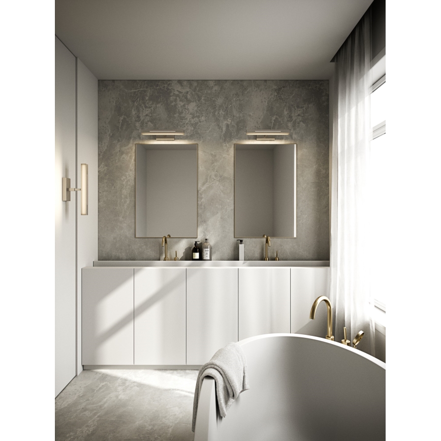 Nordlux - LED dimmbares Badezimmerspiegellicht OTIS LED/14W/230V IP44 40 cm mattchrom