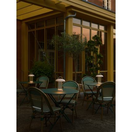 Nordlux - Lampada da tavolo ricaricabile dimmerabile a LED con controllo a sfioramento MIRANO LED/3W/3,7V rosa