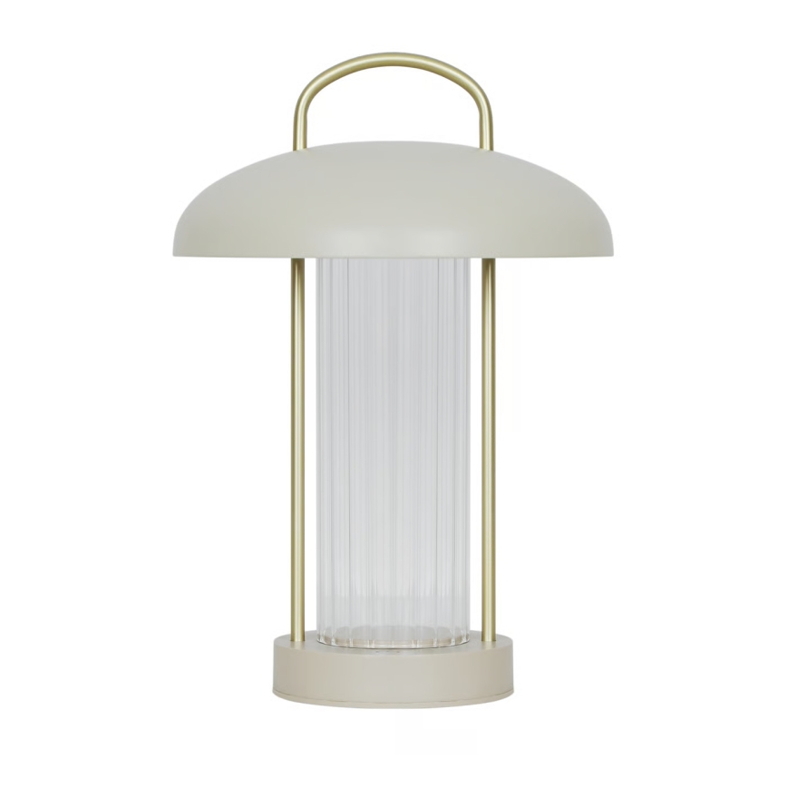 Nordlux - Lampada da tavolo LED ricaricabile dimmerabile a sfioramento MIRANO LED/3W/3,7V beige