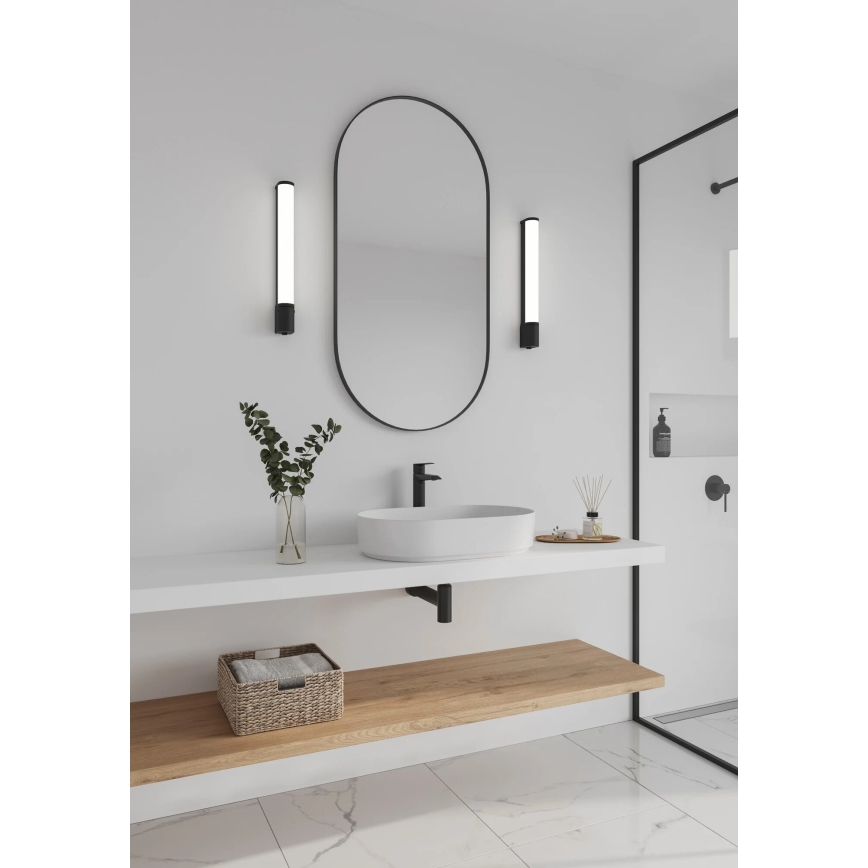 Nordlux - LED-Küchenunterbauleuchte mit Steckdose MALAIKA LED/6W/230V IP44 schwarz