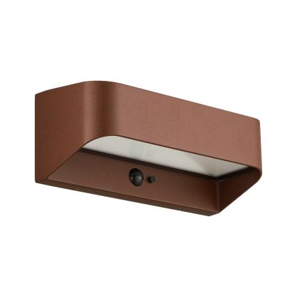 Nordlux - LED-Solarleuchte mit Sensor MARCELLIO LED/5W/5V IP54 2200 mAh braun