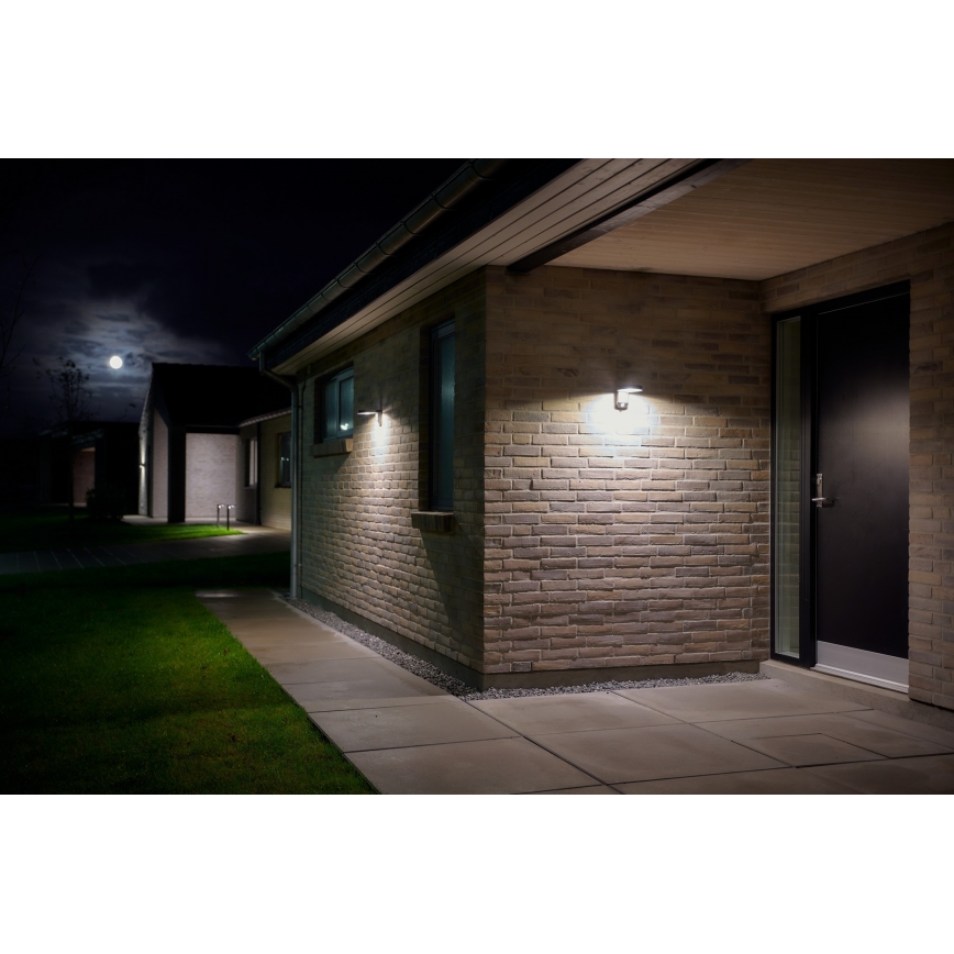 Nordlux - LED-Solarwandleuchte mit Sensor RICA LED/5W/3,7V IP44 rund