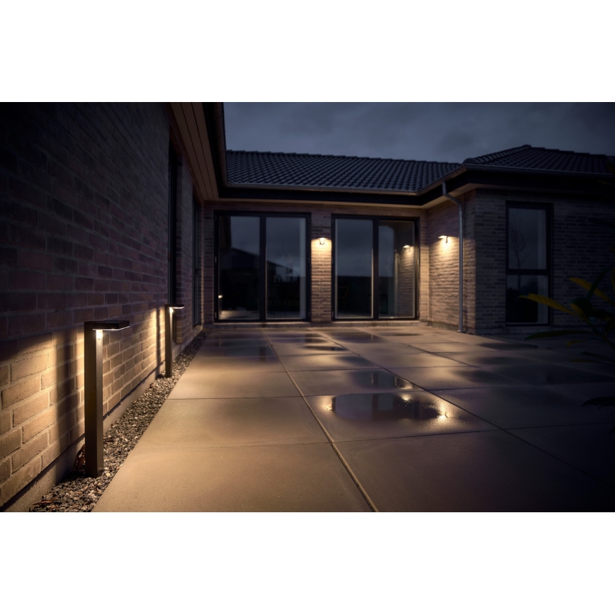 Nordlux - LED-Solarwandleuchte mit Sensor RICA LED/5W/3,7V IP44 eckig