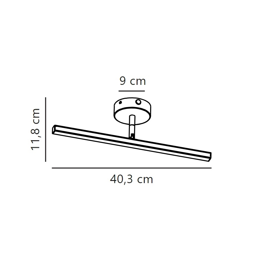 Nordlux - LED-Spiegelbeleuchtung für Badezimmer IP LED/6,2W/230V IP44 40 cm weiß