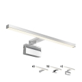 Nordlux - LED-Spiegelbeleuchtung für Badezimmer MARLEE LED/8,9W/230V IP44 3000K 50 cm glänzendes Chrom
