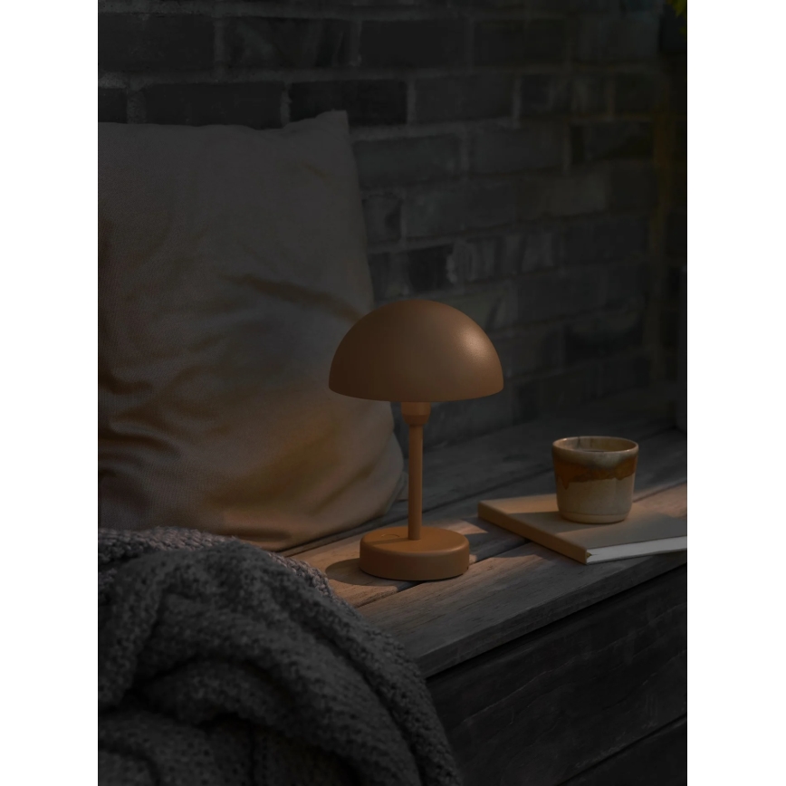 Nordlux - Lampada da tavolo ricaricabile dimmerabile per esterni ELLEN ELLEN LED/2,8W/3,7V 2200 mAh IP44 marrone