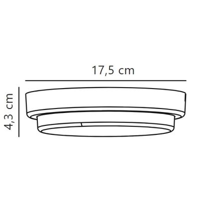 Nordlux - LED-Wandleuchte für den Außenbereich CUBA LED/6,5W/230V IP54 d 17,5 cm weiß