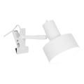 Nordlux - Leuchte mit Klemme MATIS 1xE27/15W/230V weiß
