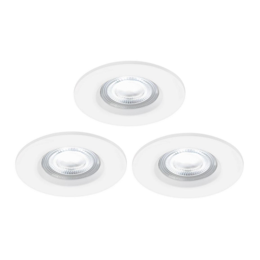 Nordlux - LOT 3x Spot LED RGB encastrable salle de bain à intensité variable DON SMART LED/4,7W/230V 2200-6500K IP65