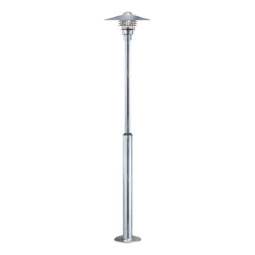Nordlux - Luminaire d'extérieur VEJERS 1xE27/60W/230V IP54 argenté 130 cm