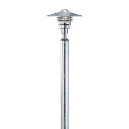 Nordlux - Luminaire d'extérieur VEJERS 1xE27/60W/230V IP54 argenté 130 cm
