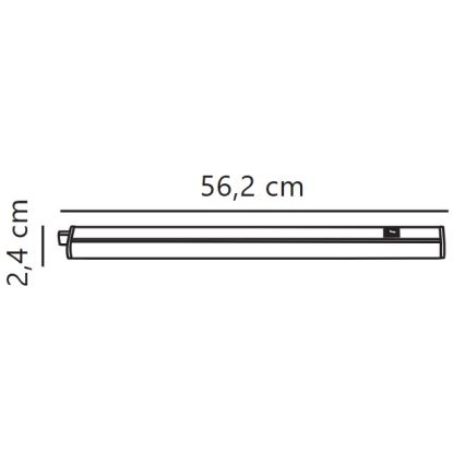 Nordlux - Luminaire sous-meuble dimmable LATONA LED/8W/230V 3000/4000K 56,2 cm