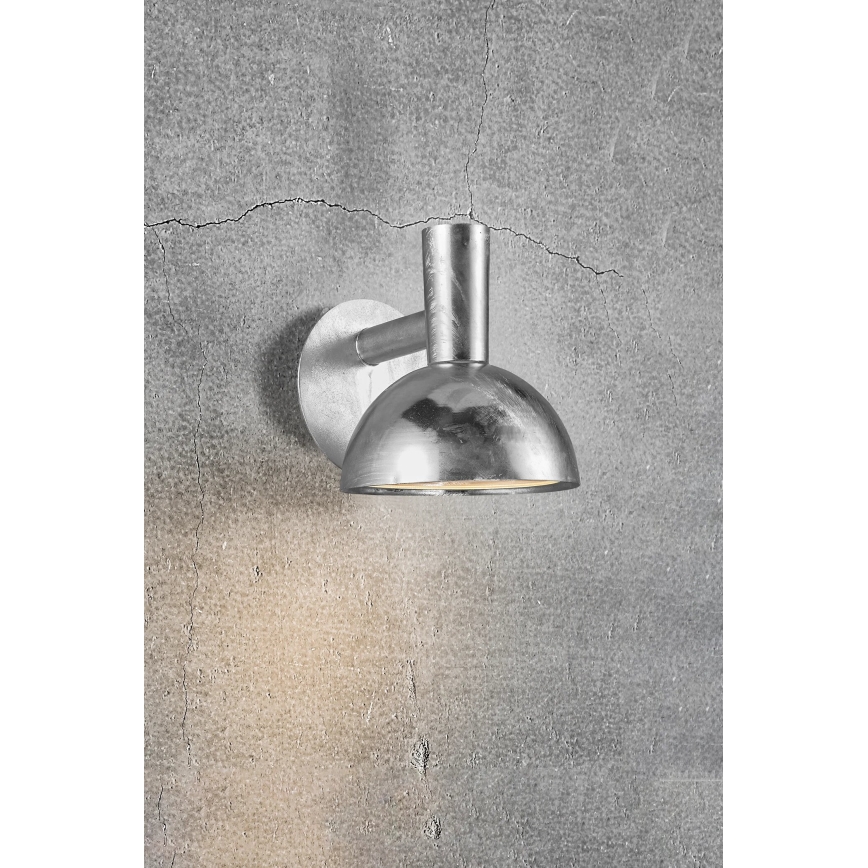 Nordlux - Outdoor-Wandleuchte ARKI 1xE27/20W/230V IP54 silbern