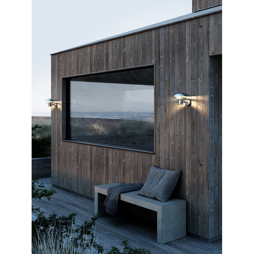 Nordlux - Outdoor-Wandleuchte KURNOS 1xE14/12W/230V IP54 matt Chrom