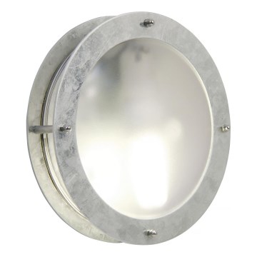 Nordlux - Outdoor-Wandleuchte MALTA 1xE27/60W/230V silbern
