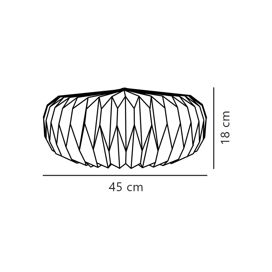 Nordlux - Paralume per lampadario BELLOY E27 diametro 45 cm