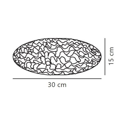 Nordlux - Paralume per lampadario VILLO E27 diametro 30 cm bianco