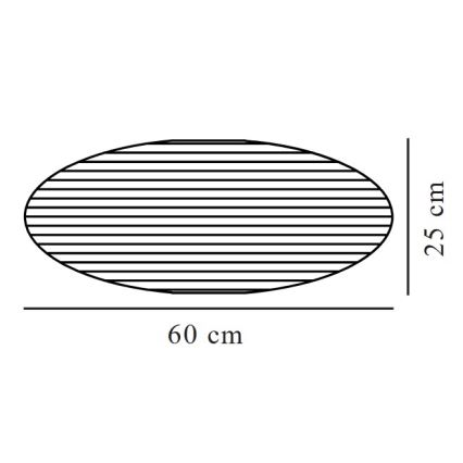 Nordlux - Paralume per lampadario VILLO E27 diametro 60 cm blu