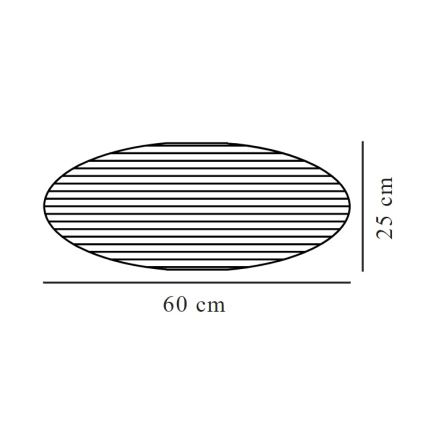 Nordlux - Paralume per lampadario VILLO E27 diametro 60 cm marrone