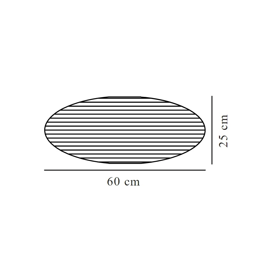 Nordlux - Paralume per lampadario VILLO E27 diametro 60 cm marrone