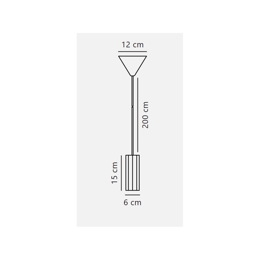 Nordlux - Pendelleuchte ALANIS mit Kabelaufhängung 1xGU10/15W/230V