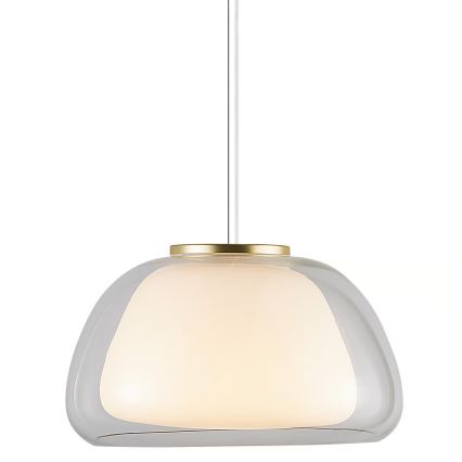 Nordlux - Pendelleuchte JELLY 1xE27/40W/230V weiß/klar Ø 39 cm